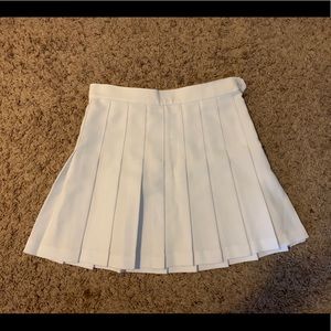 Made in USA American Apparel - White Tennis Skirt